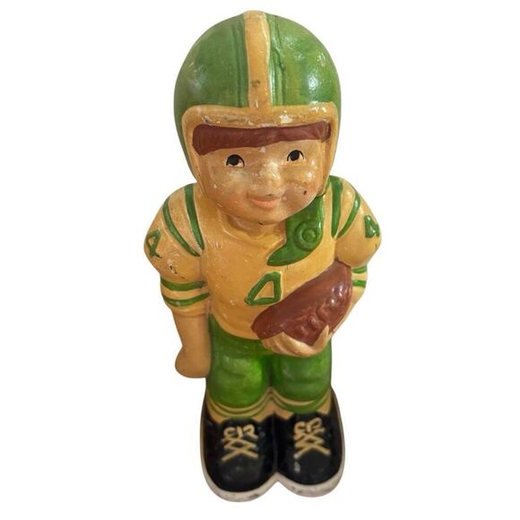 Vintage Ceramic Football Player Bank Taiwan - Picture 2 of 10